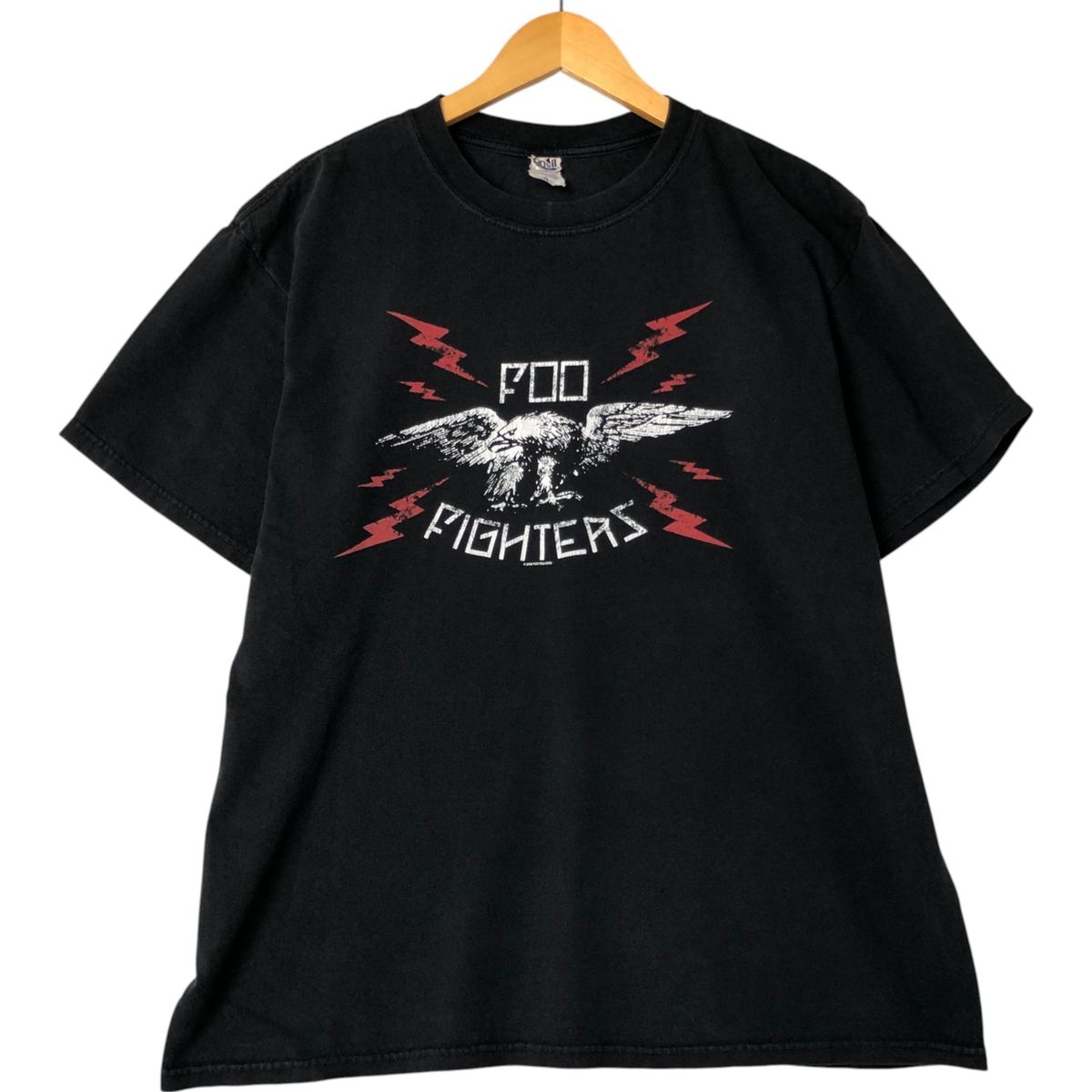 古着 アンビル Anvil FOO FIGHTERS フーファイターズ 鷲柄 イーグル柄 バンドTシャツ バンT メンズXL相当|eaa558847