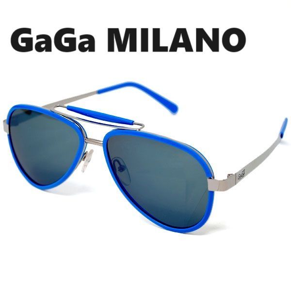 GaGa MILANO ガガミラノ LU54ACBL000-BLUE-FL サングラス ユニセックス