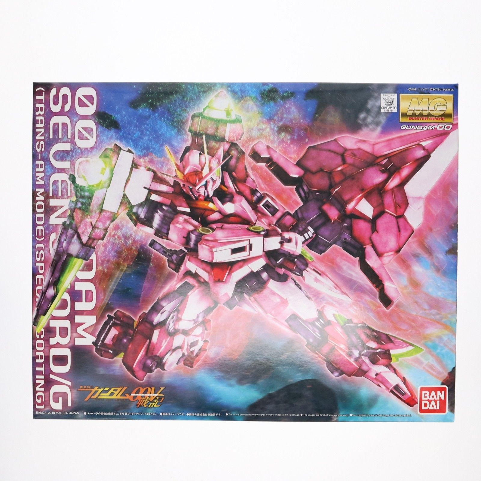 BANDAI - プレミアムバンダイ限定 MG 1/100 GN-0000GNHW/7SG ダブルオーガンダム セブンソード/G トランザムモード スペシャルコーティング 機動戦士ガンダム00V(ダブルオーブイ)戦記 プラモデル(0228324) バンダイ プレミアムバンダイ限定 MG 1/100 GN-0000GNHW/7SG ダブルオー