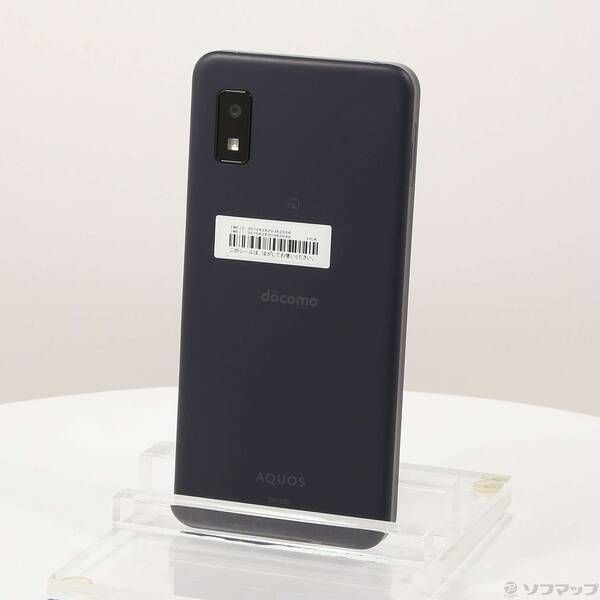 中古品〕 AQUOS wish3 64GB ブラック SH-53D docomo SIMフリー【344