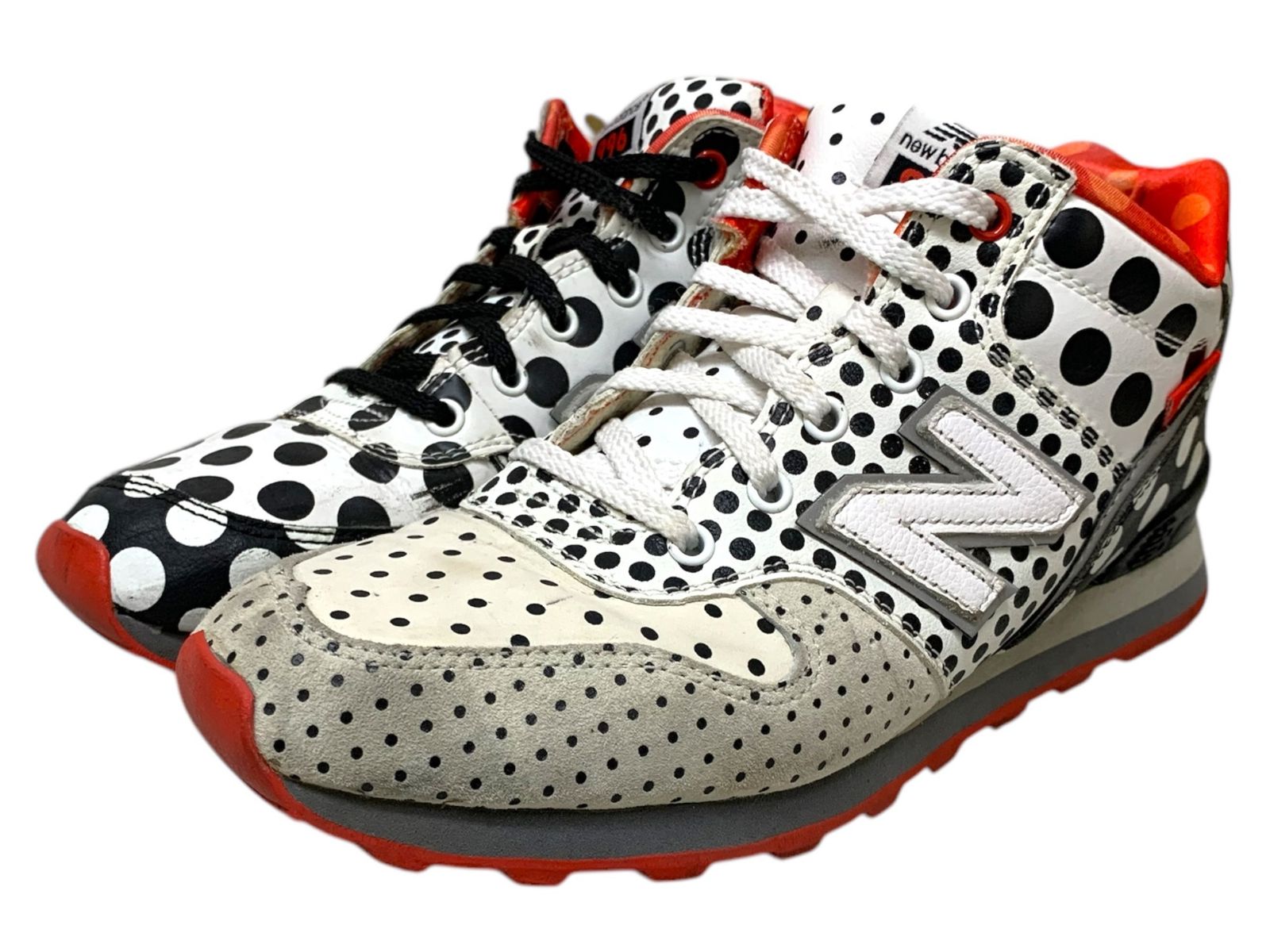 NEW BALANCE (ニューバランス) ×FRAPBOIS(フラボア) コラボ ローカットスニーカー WH996FA 24.5cm US7.5 ドット柄 メンズ レディース/036