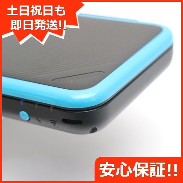 超美品 NEWニンテンドー2DS LL ブラック×ターコイズ 即日発送 2DS 