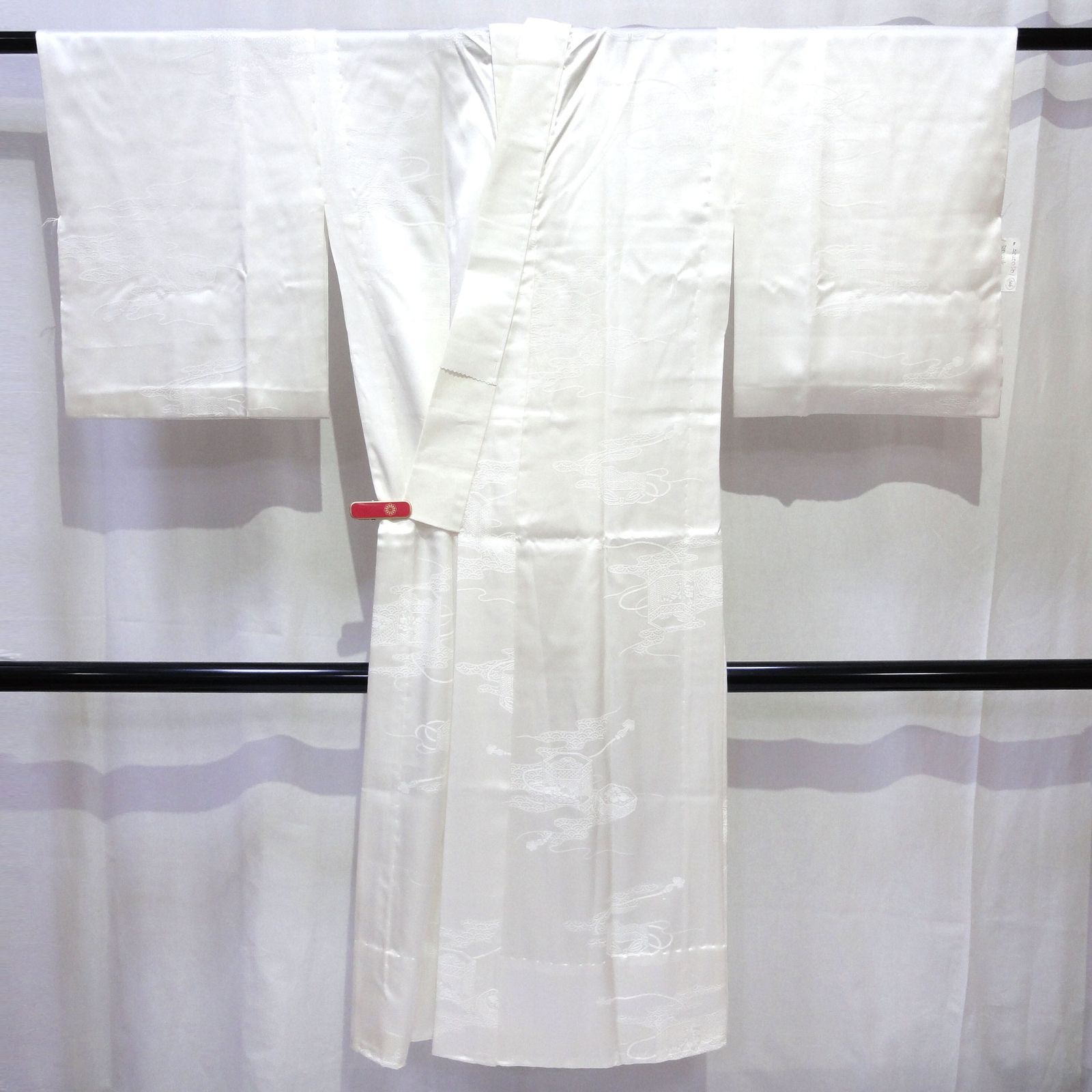 正絹 襦袢 着物 貝桶文 No.200701-0326 梱包サイズ60