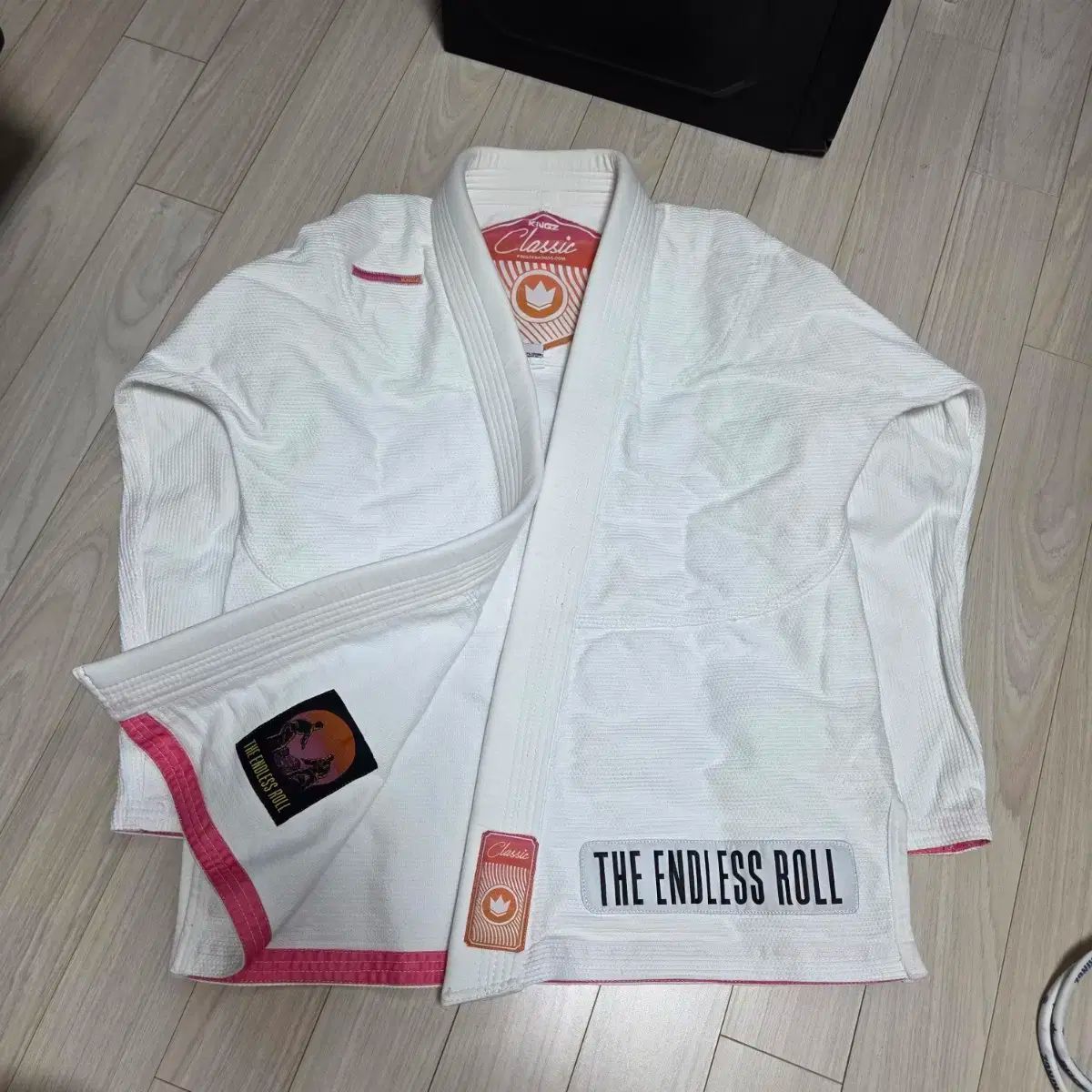 キングス エンドレスロール ホワイト 柔術 Jiu-Jitsu 胴着