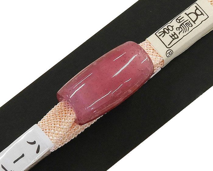 帯締め 正絹 夏物 五嶋紐 琉球ガラス 三分紐 ハーブ染 ごとうひも