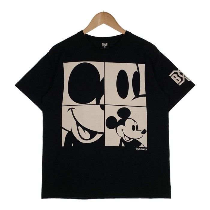 バウンティーハンター ミッキーマウス プリント Tシャツ ブラック