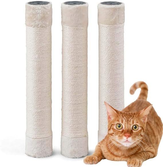 アイリスオーヤマ 爪とぎ キャットタワー付ケージ用つめとぎポール 