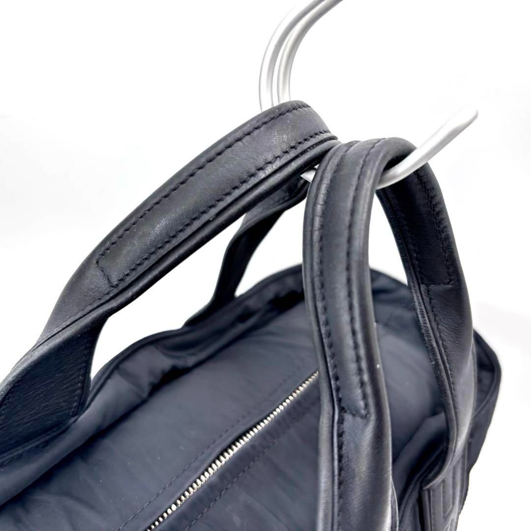 HERMES アカプルコPM トートバッグ ブラック レザー 黒