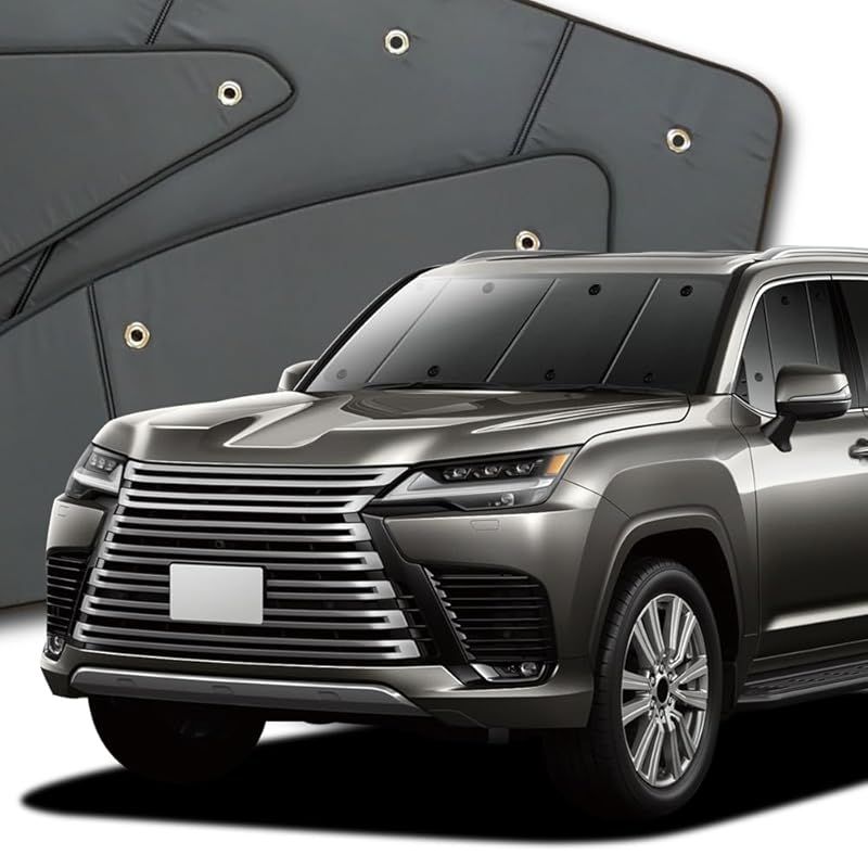 趣味職人 プライバシー サンシェード 車 レクサス LX600 LX700h LX300系 VJA310W型 VJH310W型 フロント カーテン 車中泊 グッズ 対応 01s-a073-fu 1