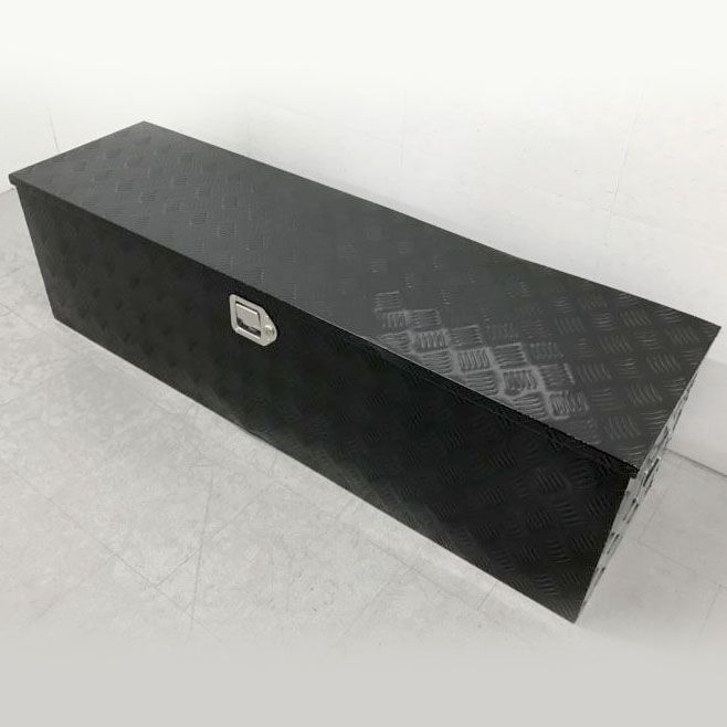 D7243◆♥ B品 送料無料 トラック工具箱 ツールボックス 軽トラ アルミボックス 荷台 収納ボックス 庭園 工具 収納倉庫 道具箱 収納箱 取っ手 ロック金具付き POWERPANDA LC-GJX-1027A-BK-SH