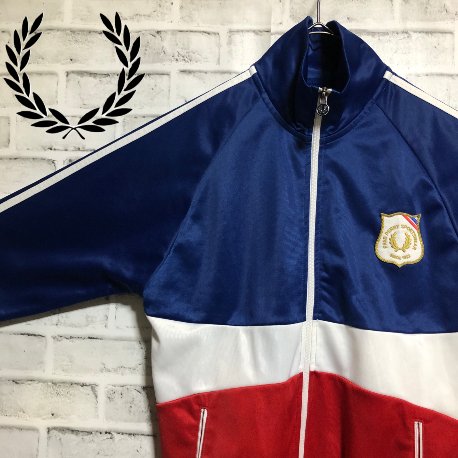 希少】80s FRED PERRY トラックジャケット ミントグリーン