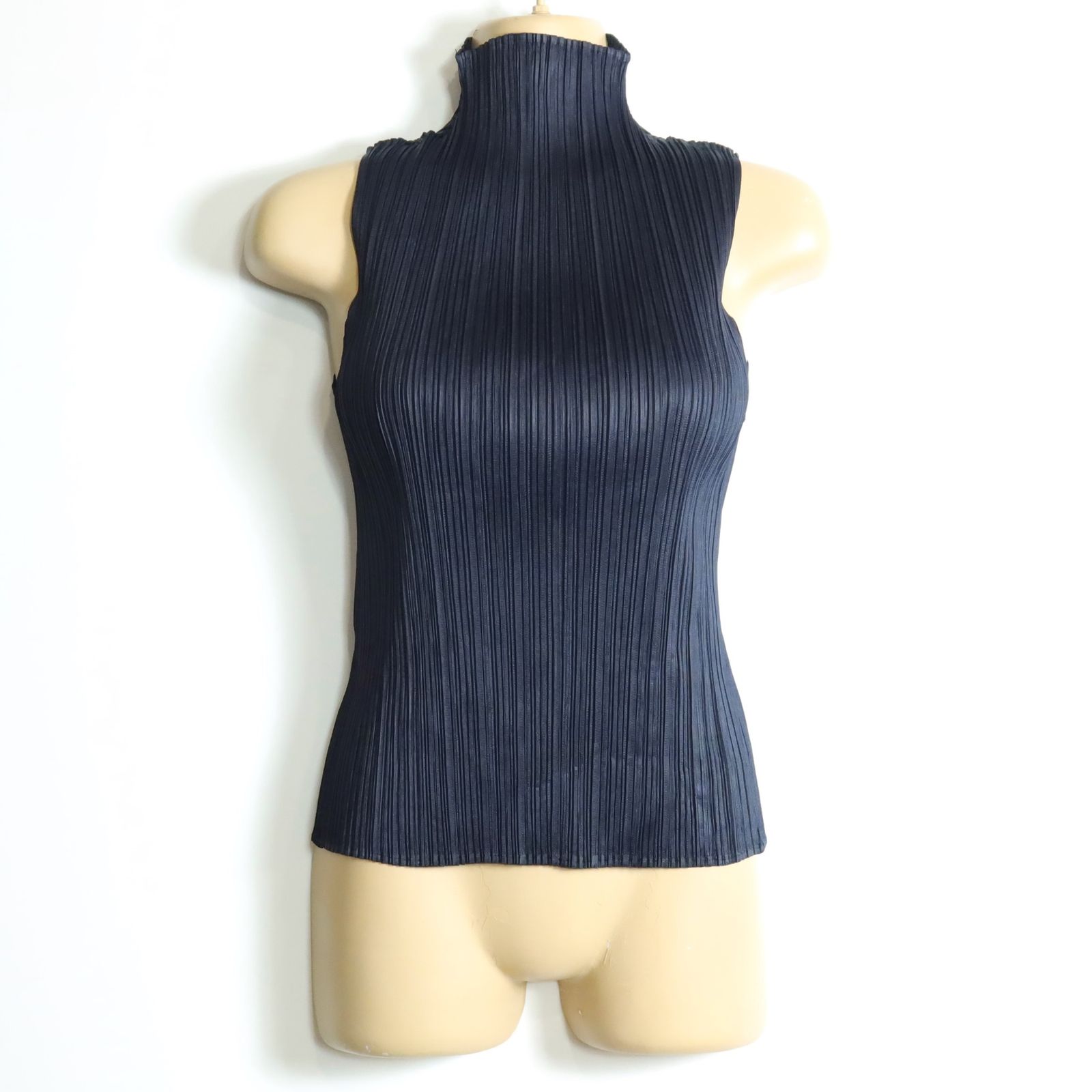 PLEATS PLEASE イッセイミヤケ ハイネック カットソー プリーツ