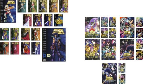 【中古】 聖闘士星矢 (35巻セット) 全19巻 ＋ ハーデス十二宮編 全7巻 ＋ 冥界編 前章 全3巻 ＋ 後章 全3巻 ＋ エリシオン編 全3巻 [レンタル落ち] [DVD] 聖闘士星矢(35枚セット)全19巻 + ハーデス十二宮編 全7巻 + 冥界