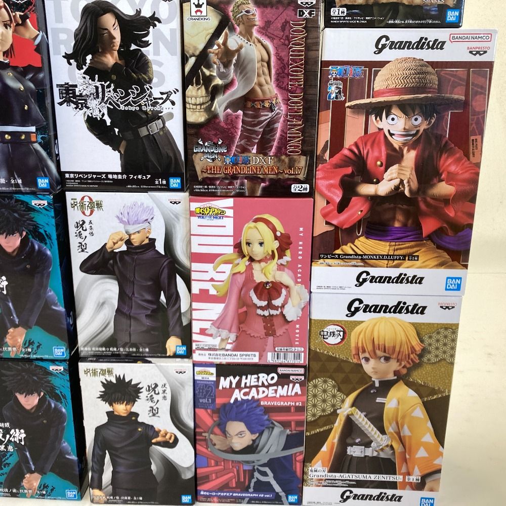 ナルト　ワンピース　ブリーチ　ほか　プライズフィギュア　まとめ売り　21点 ナルト ワンピース ブリーチ ほか プライズフィギュア まとめ売り 21点