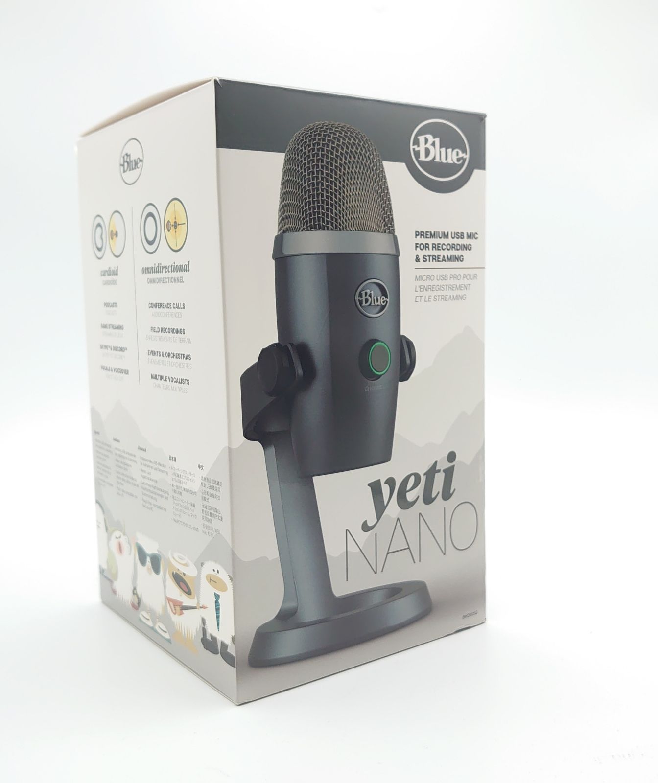 中古 Blue Yeti Nano ゲーミングマイク コンデンサーマイク