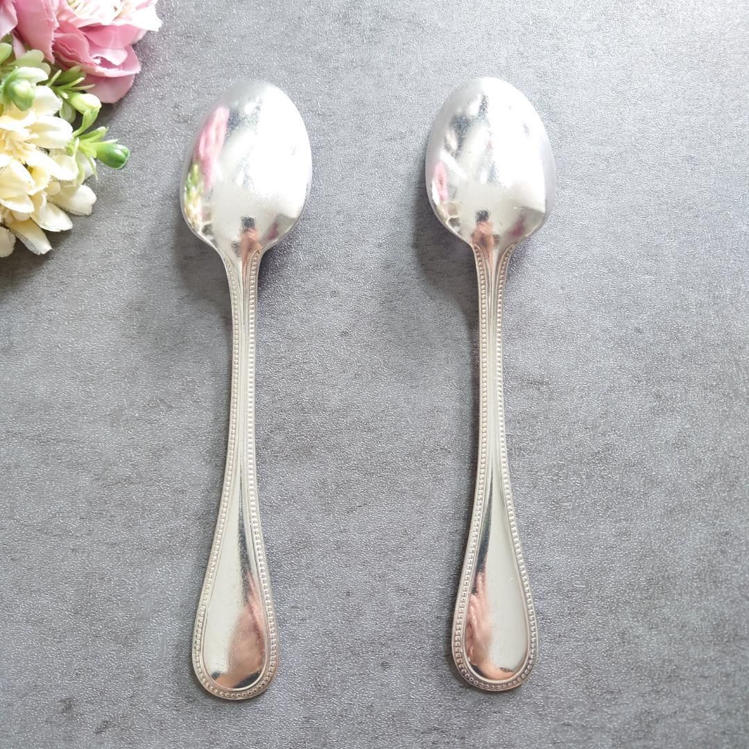 希少 クリストフル パール デザートスプーン 2点 - メルカリ