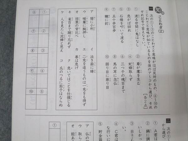 SAPIX サピックス 5年 国語の要 その2 読解力 文章編/問題編