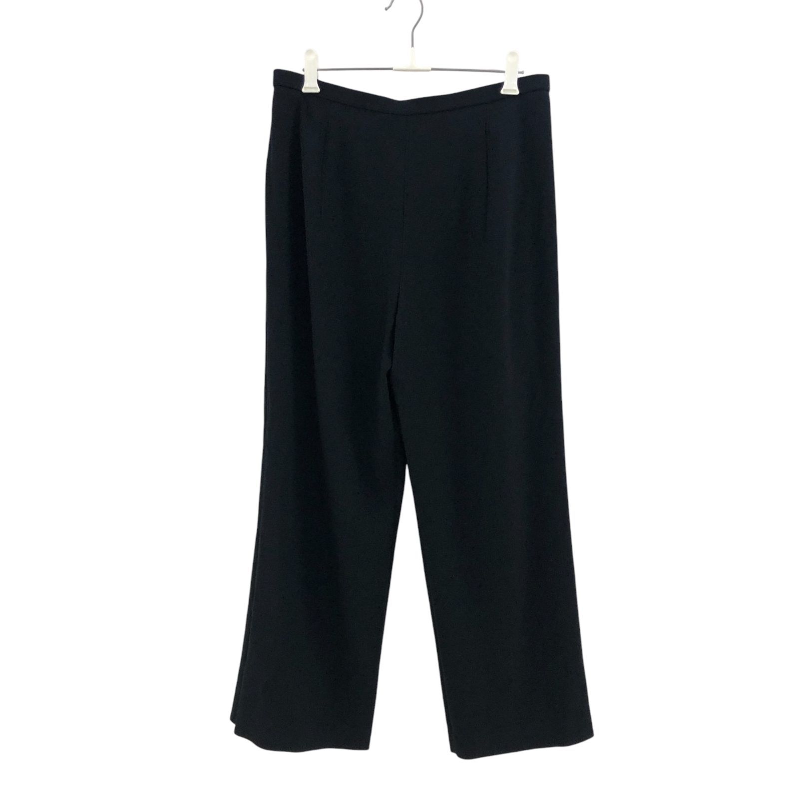 ぷーぱる　　　伊太利屋 Z1353 イタリヤ 伊太利屋 ブラック 黒 ラメ ワイドパンツ フリル