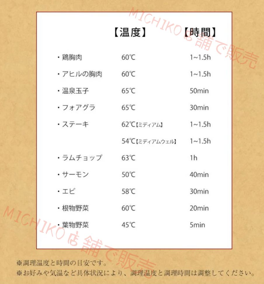 低温調理器 1100W
