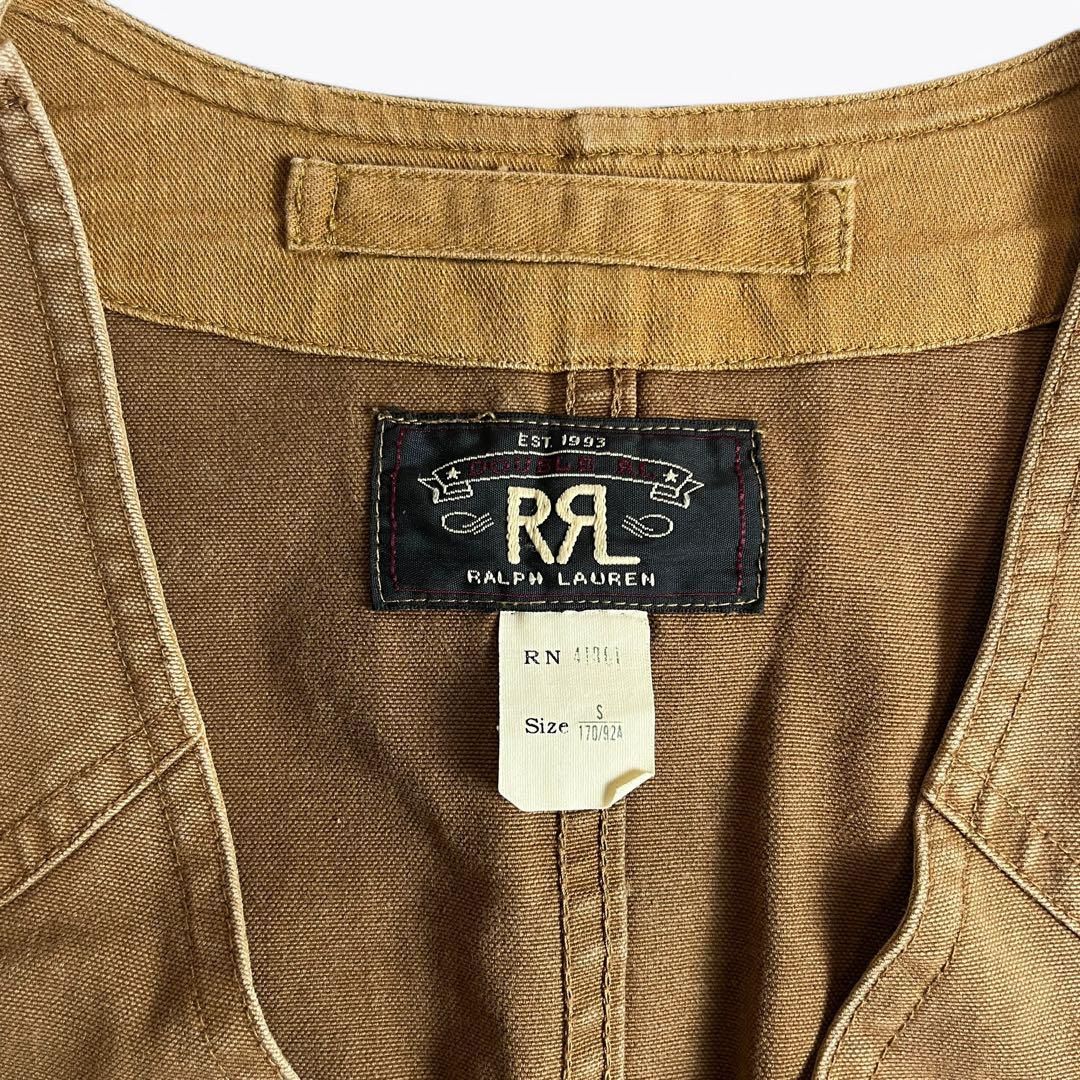 希少】RRL ハーフムーンポケット キャンバス ハンティングベスト