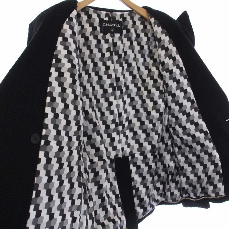 シャネル CHANEL 21P ツイード ダブル テーラードジャケット シャネル CHANEL 21P ツイード ダブル テーラードジャケット
