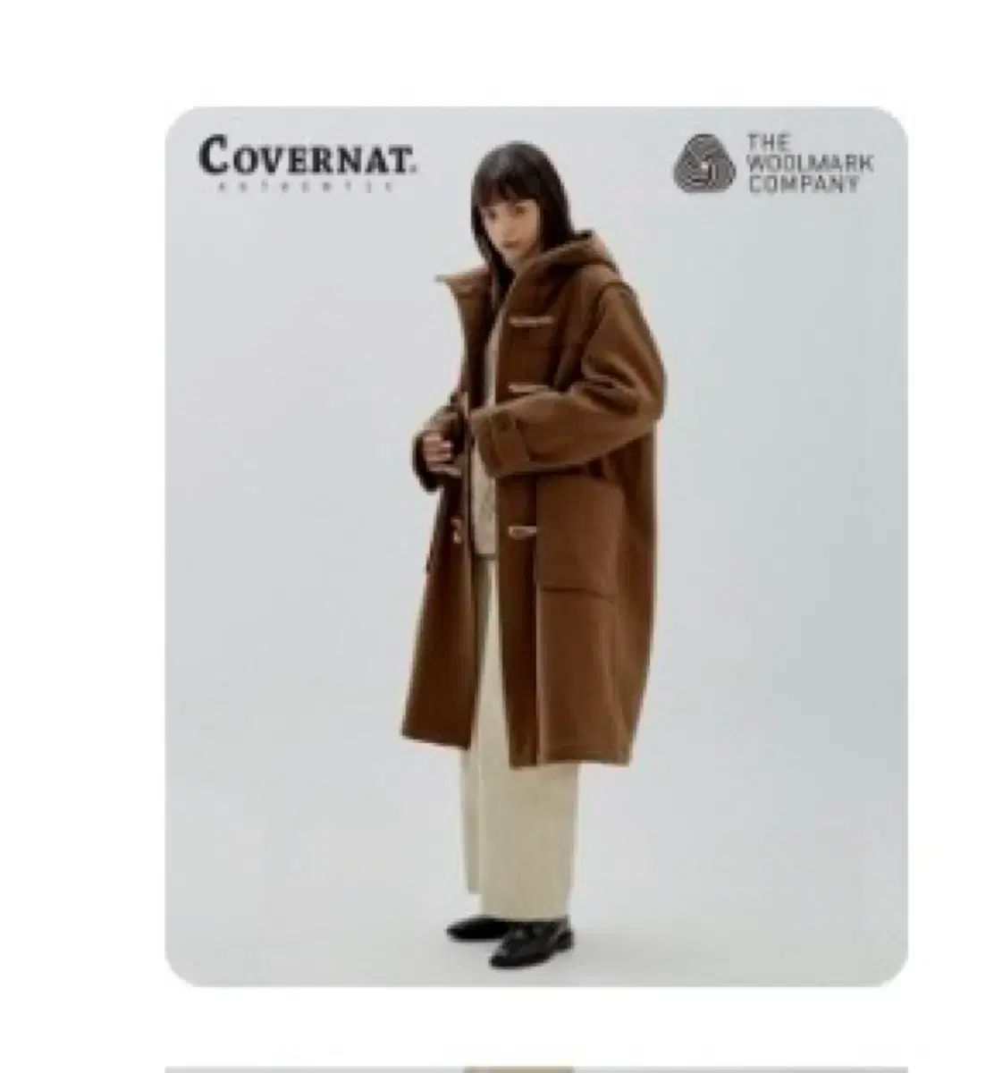 COVERNAT(カバーナット) x twc ウール ダッフルコート コート キャメル 