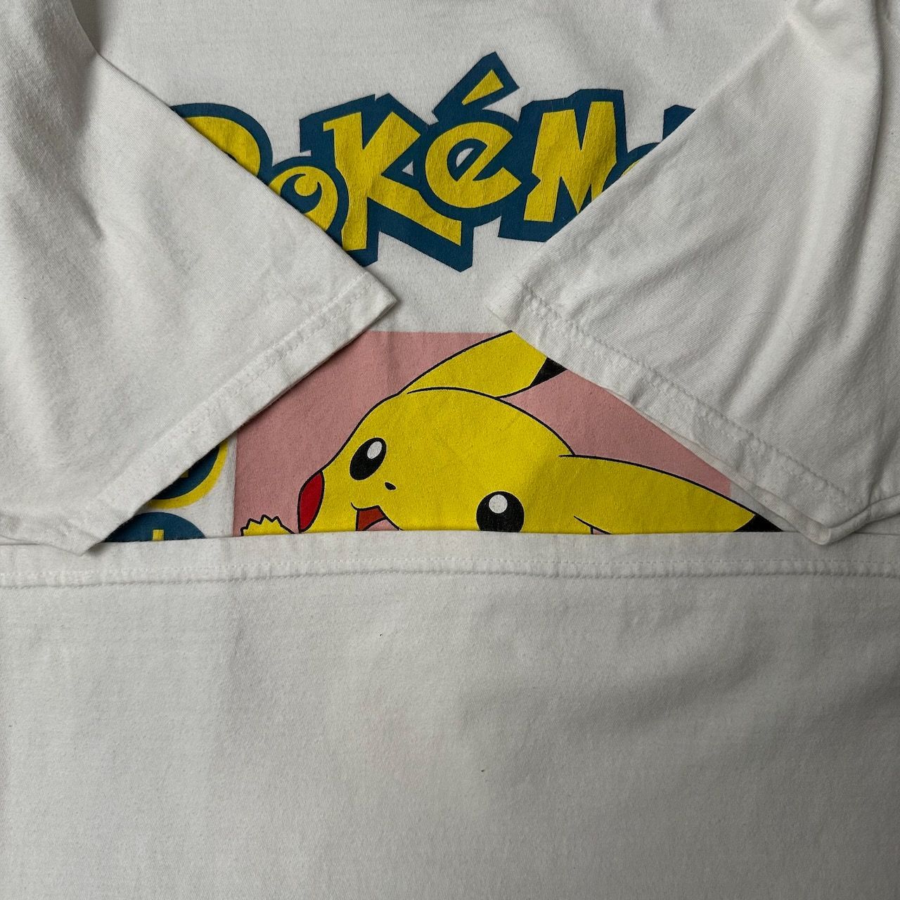 ポケモン ピカチュウ Tシャツ Lサイズ　ビンテージ ピカチュウ 公式 Tシャツ 古着 ポケモン Pokemon ビンテージ