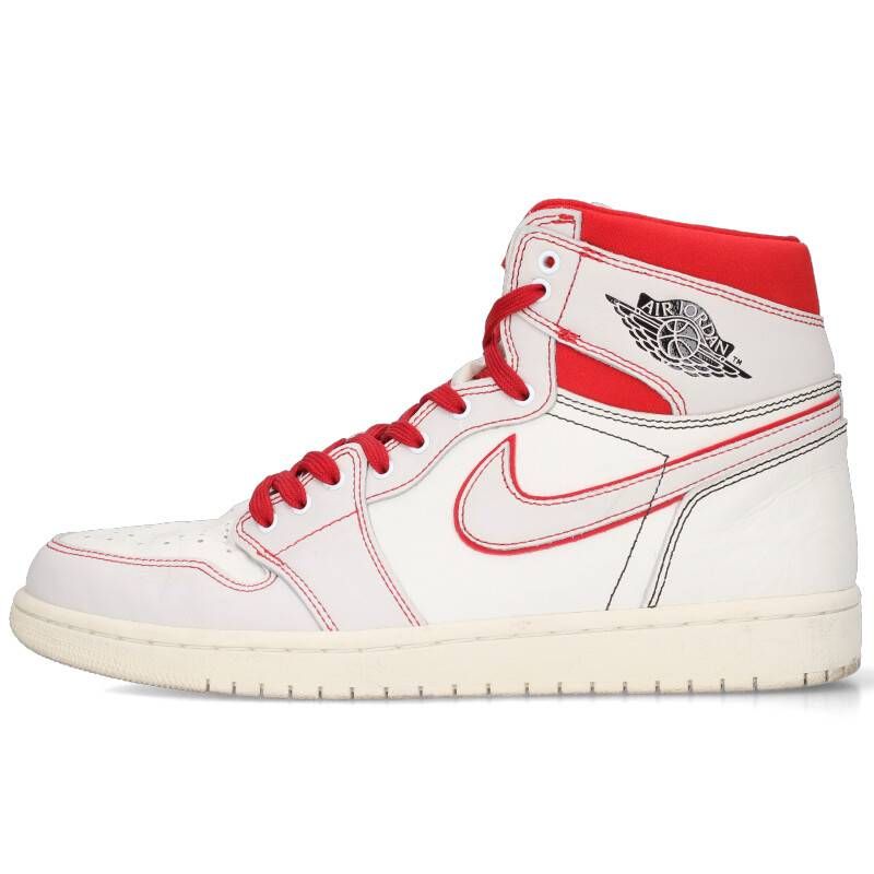 メンズナイキ  AIR JORDAN 1 RETRO HI OG PHANTOM 555088-160 エアジョーダン1レトロハイオージーファントムスニーカー メンズ 28cm