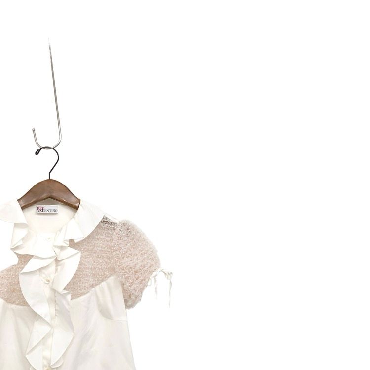 RED VALENTINO レッドヴァレンティノ ブラウス ホワイト 40