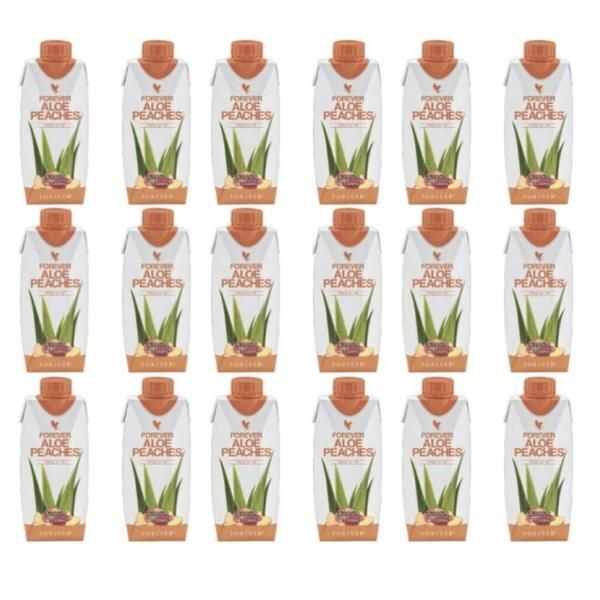 FLP アロエベラジュース フォーエバー アロエピーチ 330ml 18本入り
