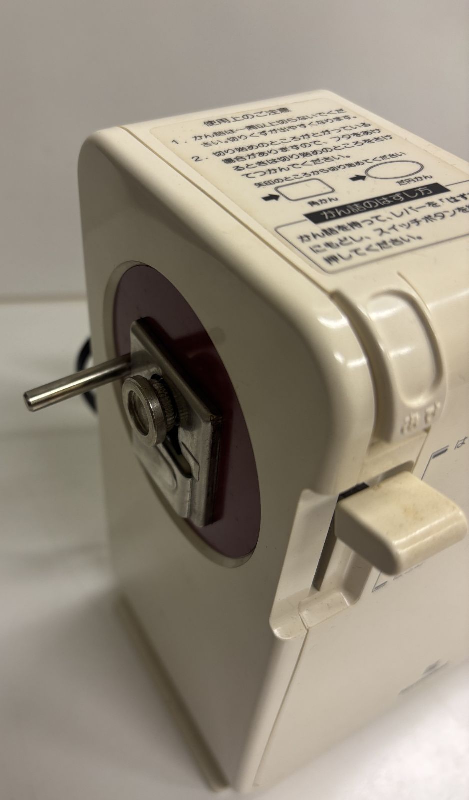 ジャンク　初期ナショナル包丁研ぎ Yahoo!オークション - ナショナル 電気 包丁とぎ器 KJー18K