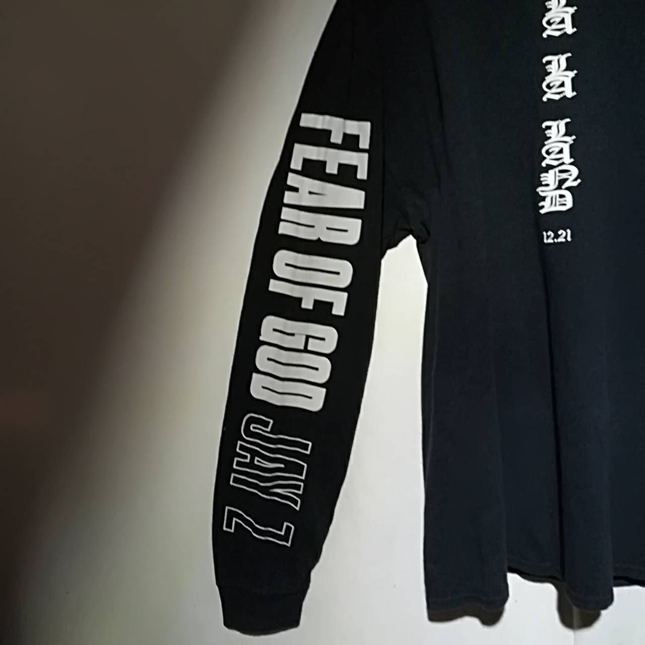 美品 Fear Of God × Jay Z ロンT フィアオブゴッド L中古美品状態は良いと思います