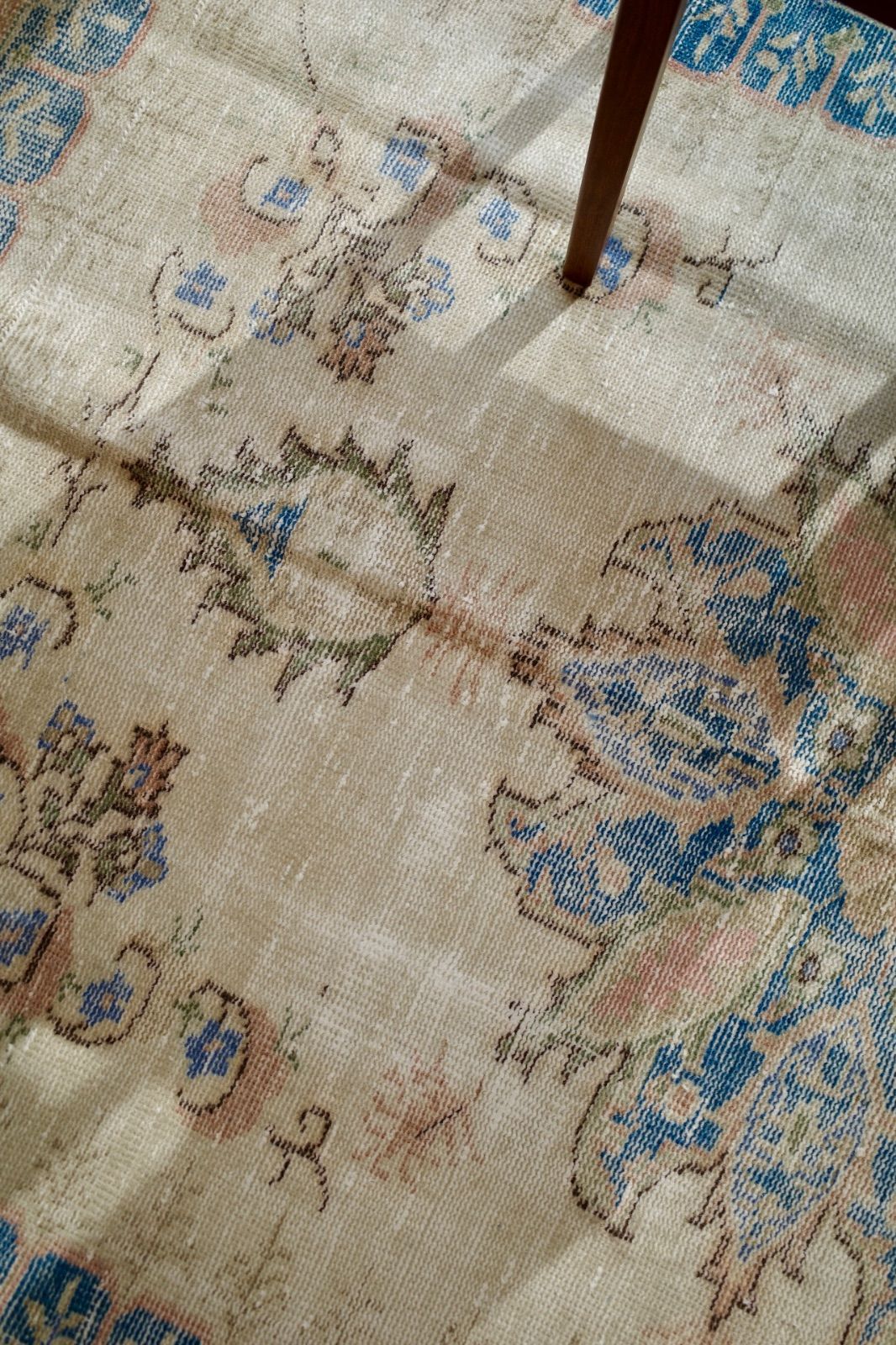 希少！トルコ製／ヴィンテージラグ／天然素材 トルコ製 ヴィンテージ