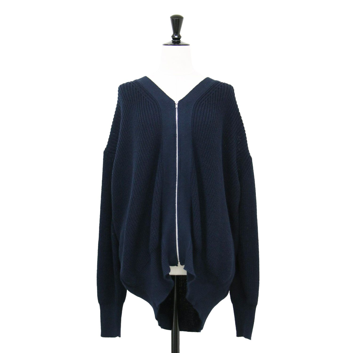 FLORENT KNIT カーディガン FLORENT フローレント カーディガン ネイビー 紺 サイズ:FREE / ジップ