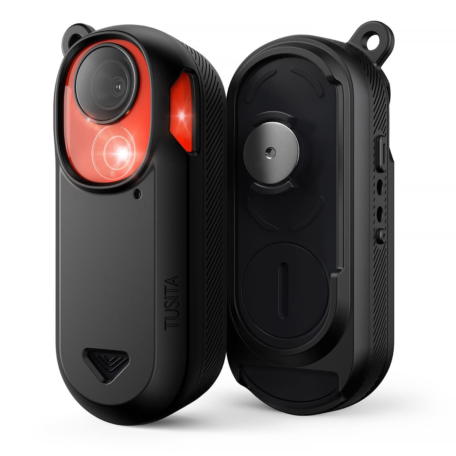 TUSITA ケース Garmin Varia RCT715対応 - シリコン保護カバー - 自転車レーダーカメラテールライトアクセサリー 