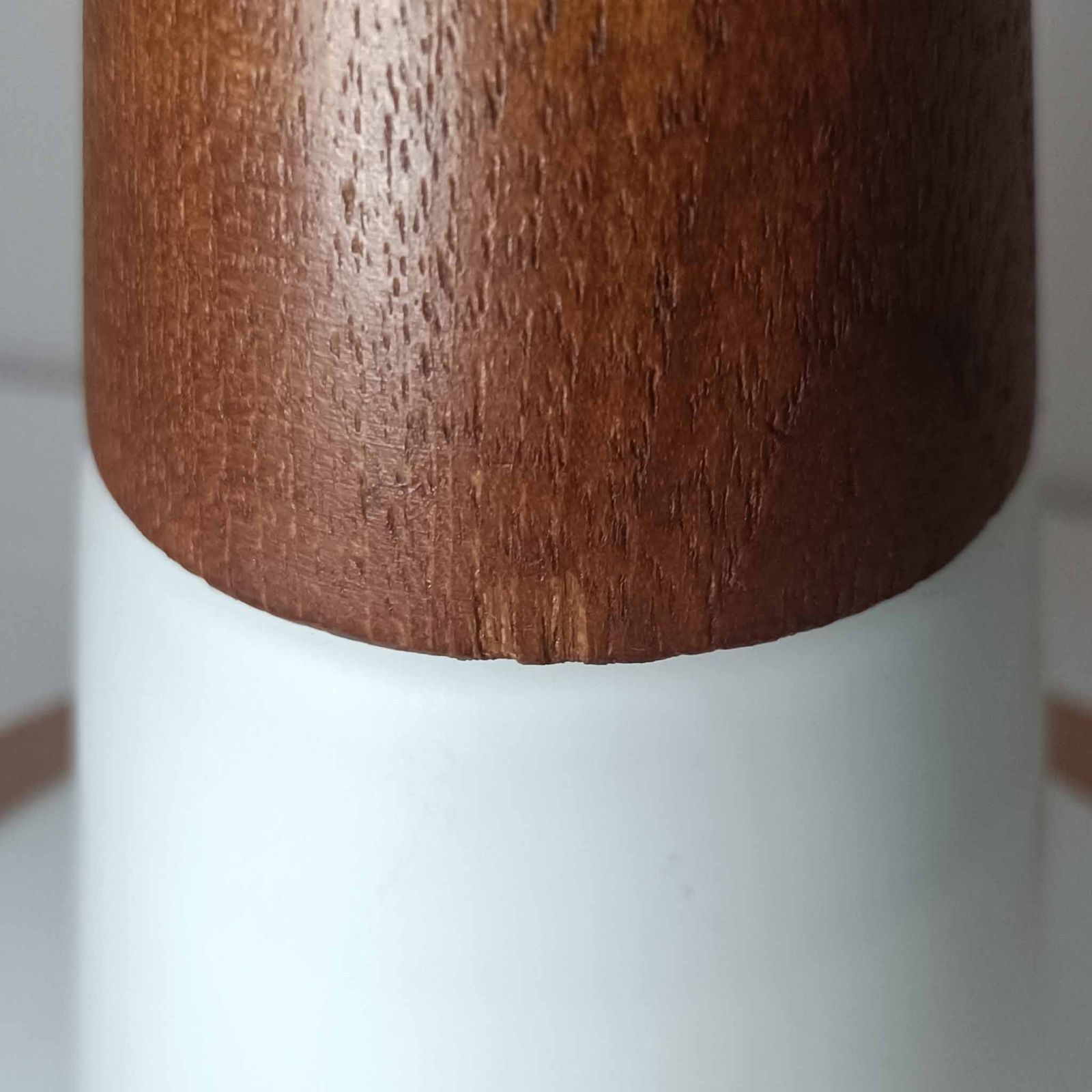 ガラス×チーク×アルミ 直径25cm