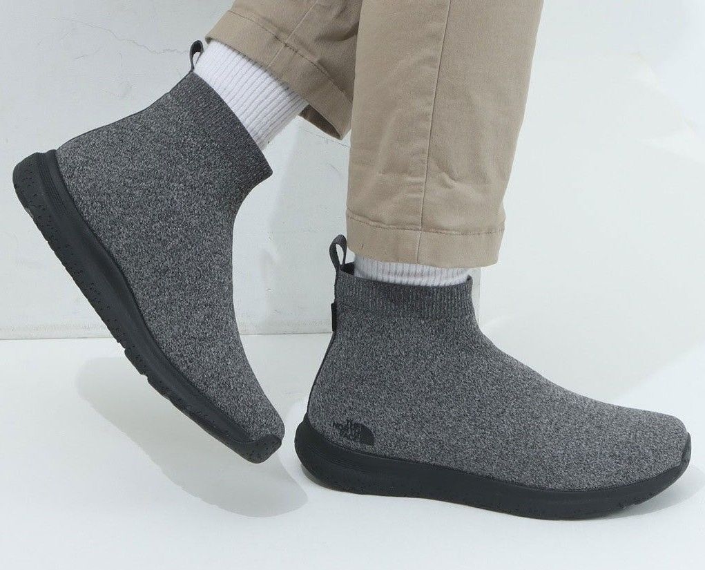 ■THE NORTH FACE Velocity Knit Mid GORE-TEX Invisible Fit ■ノースフェイス ブーツ NF51997 THE NORTH FACE VELOCITY KNIT MID GTX INVISIBLE FIT マッド