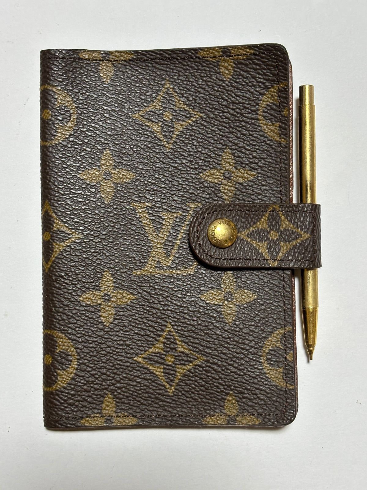 LOUIS VUITTON ルイヴィトン LV 手帳カバー アジェンダ ミニ USA モノグラム