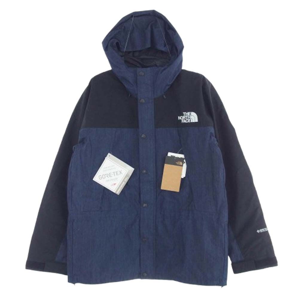 美品　ノースフェイス　マウンテンライトジャケット　NP12032 デニム THE NORTH FACE MOUNTAIN LIGHT DENIM JACKET NYLON BLACK DENIM