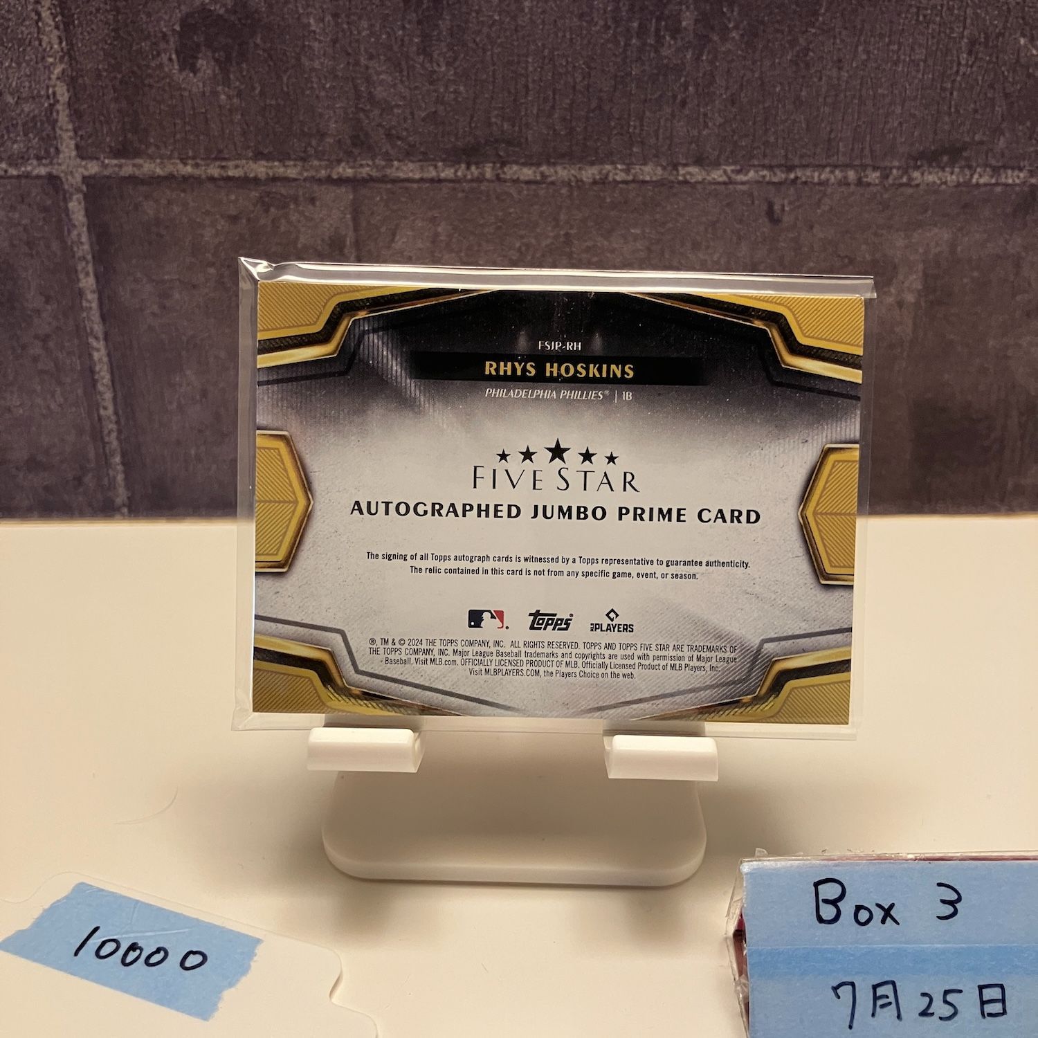 MLB Rhys Hoskins PSA10 50枚限定直筆サインカード Yahoo!オークション -「rhys hoskins」の落札相場・落札価格