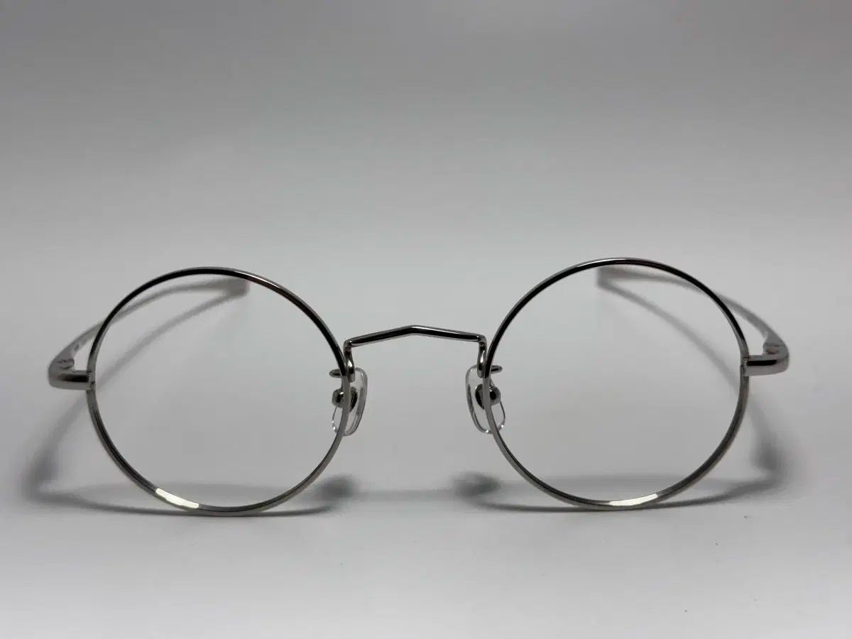 EFFECTOR エフェクター 丸い チタン シルバー メガネフレーム 0187