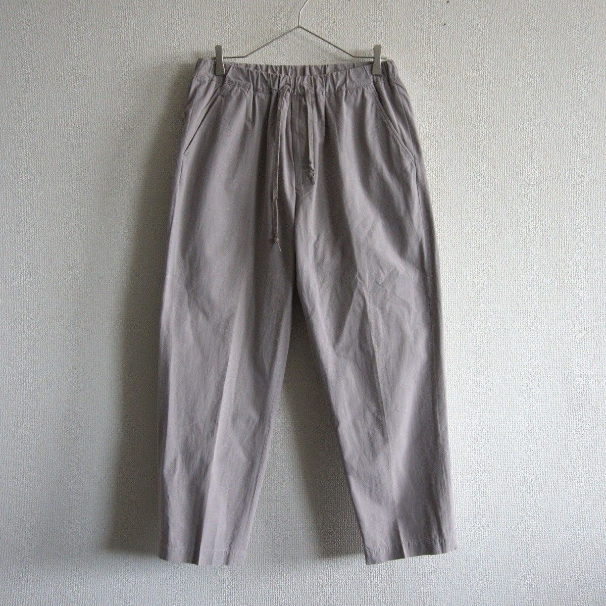 ARTS&SCIENCE easy pants 1 グレー 美品】ARTS&SCIENCE 【EASY PANTS/イージー パンツ】1 コットン