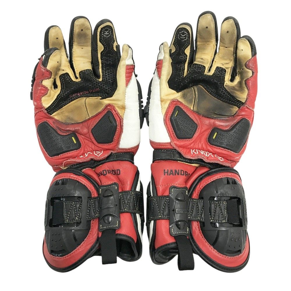 KNOX(ノックス) HANDROID MARK4 RED L Motorcycle gloves Knox