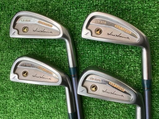 中古】 本間ゴルフ LB-606 H&F 黒七宝 10S レディース アイアンセット 