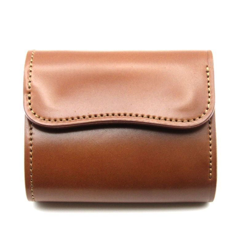 未使用 LAST CROPS ラストクロップス 三つ折り財布 シェルコード