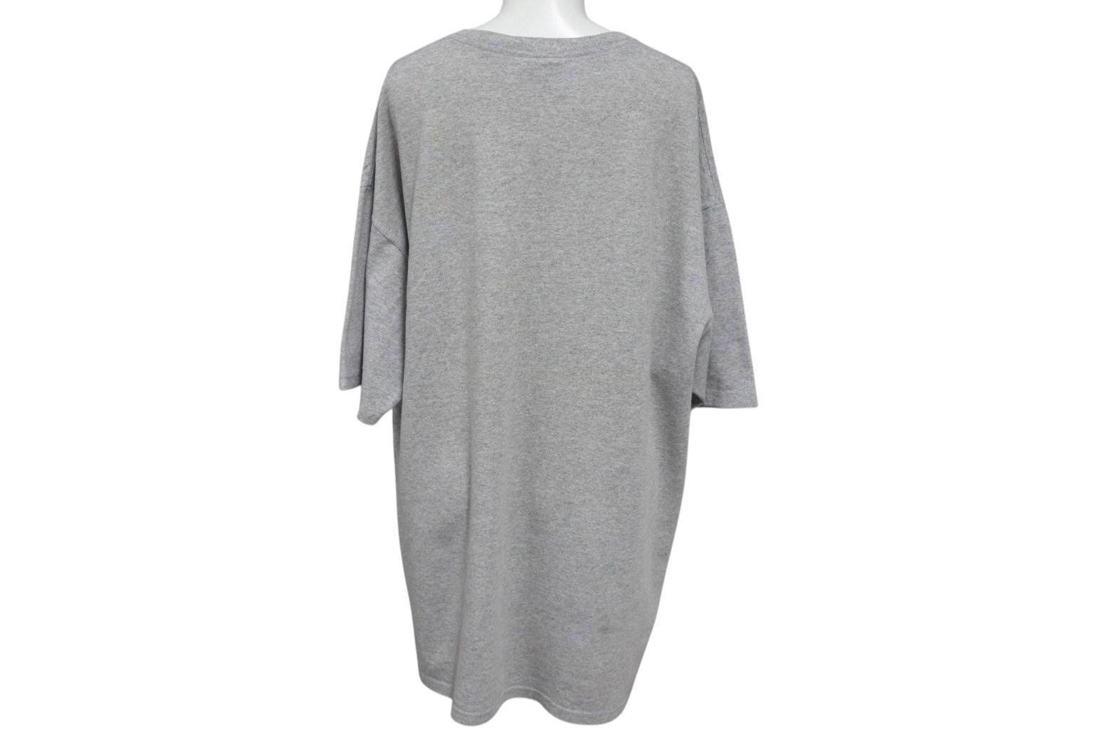 90s USA製 STUSSYステューシー 白タグ フォトプリント コットンTシャツ OLD STUSSY オールドステューシー フォト 半袖Tシャツ 古着 ヴィンテージ コットン グレー ブラック サイズXL 美品 中古 4c075818