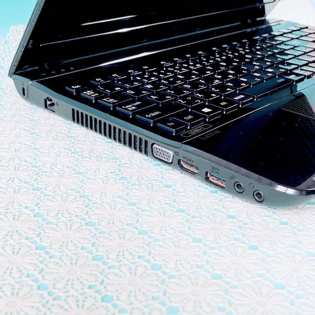 薄型ノートパソコン 大人気 サクサク快適SSD 事務作業 カメラ : SSD