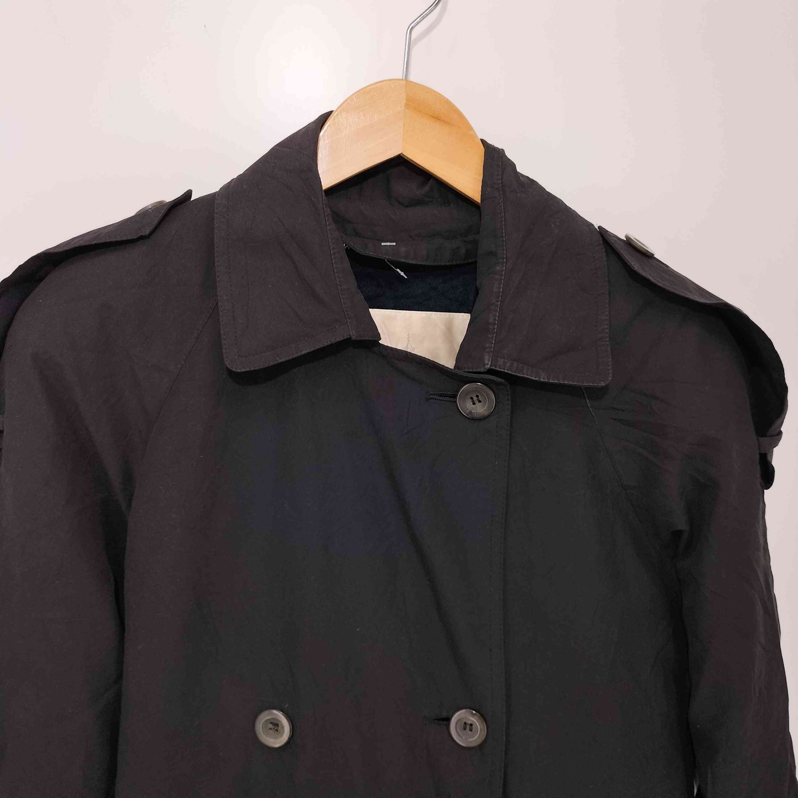 London fog トレンチコート　黒　美品　ライナー付き　ロンドンフォグ ロンドンフォグ LONDON FOG フリースライナー付きトレンチコート