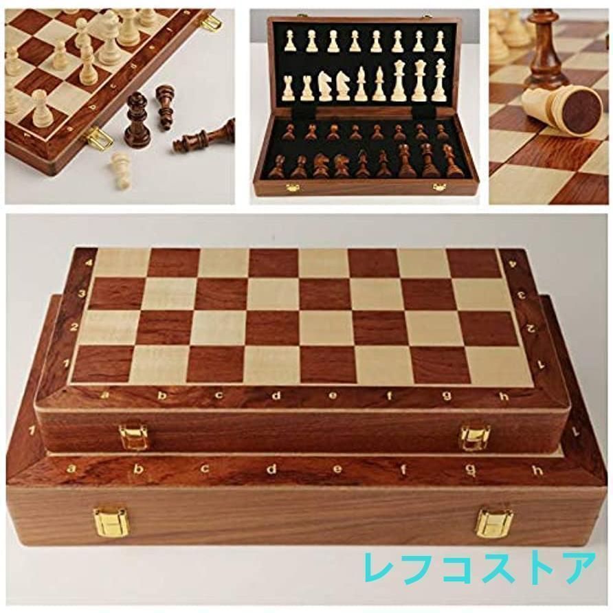 チェスセット　木製板、駒〈ソ連×アメリカ〉 チェスセット 木製板、駒〈ソ連×アメリカ〉 チェスセット 木製板