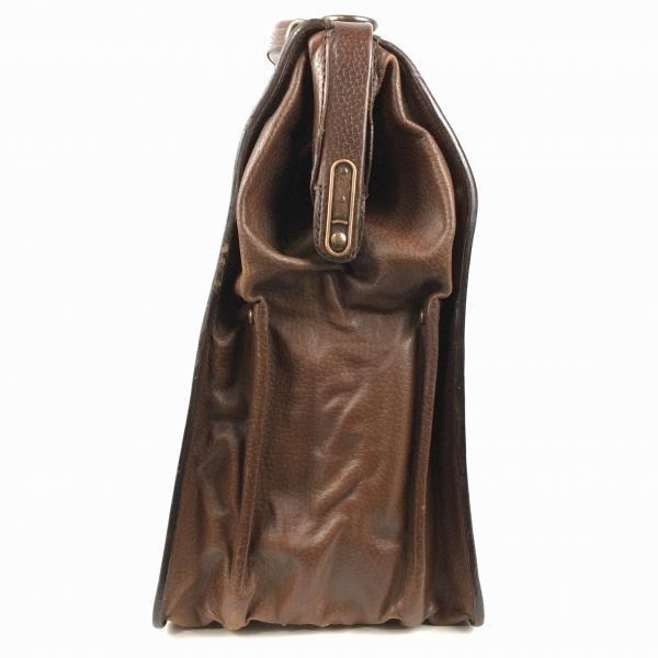 定価5万相当　JACK SPADE　ジャックスペード　重厚本革　オールレザー　ハンドメイド　ブリーフケース/バッグ　茶/ブラウン　管NO.WB2-34 定価5万相当 JACK SPADE ジャックスペード 重厚本革 オールレザー